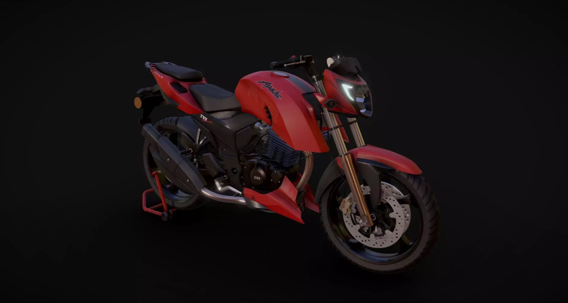 TVS Apache RTR 200 4V 3D model_0