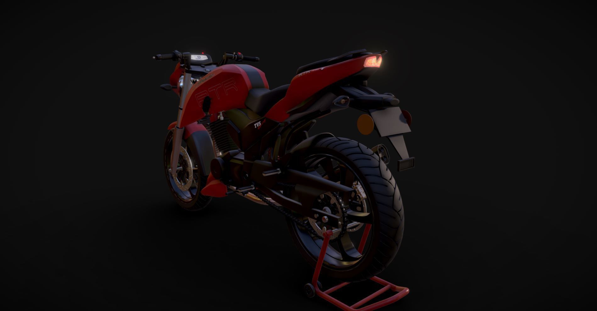 TVS Apache RTR 200 4V 3D model_6