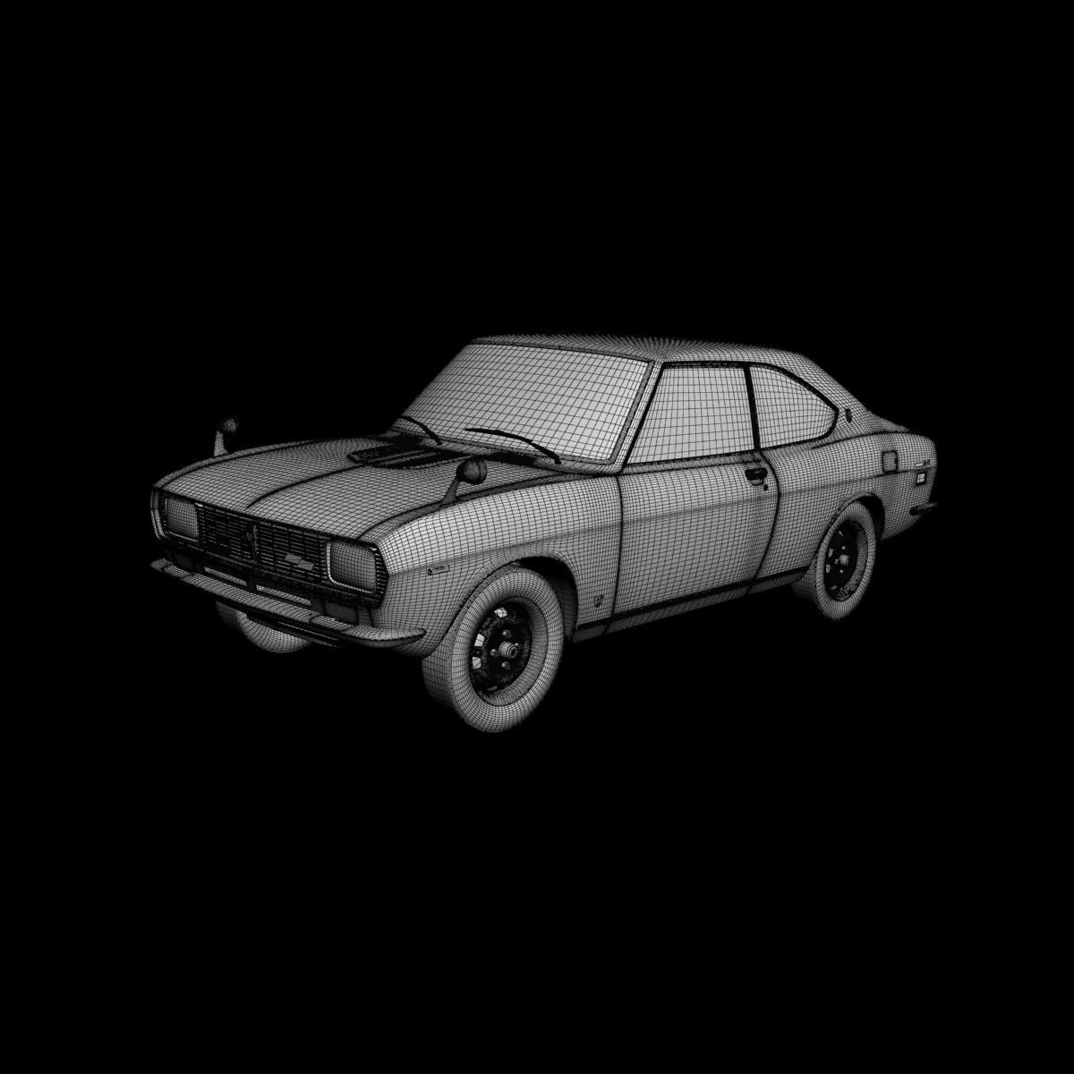 Mazda RX2 Coupe 3D model_14