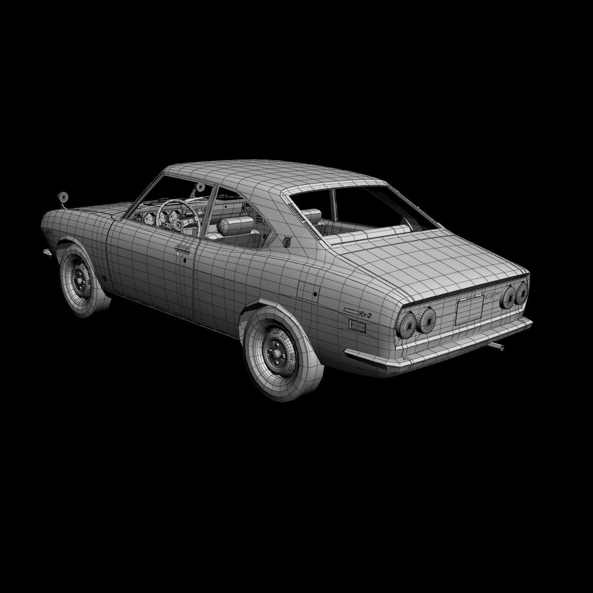 Mazda RX2 Coupe 3D model_15