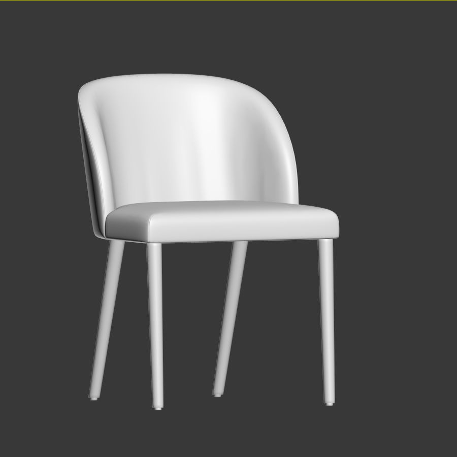 Crate and Barrel Camille Chair 3D model CGTrader