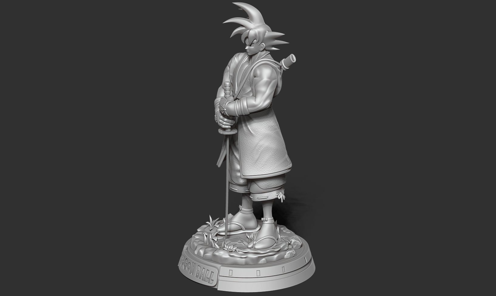 Samurai Goku 3D print model_10