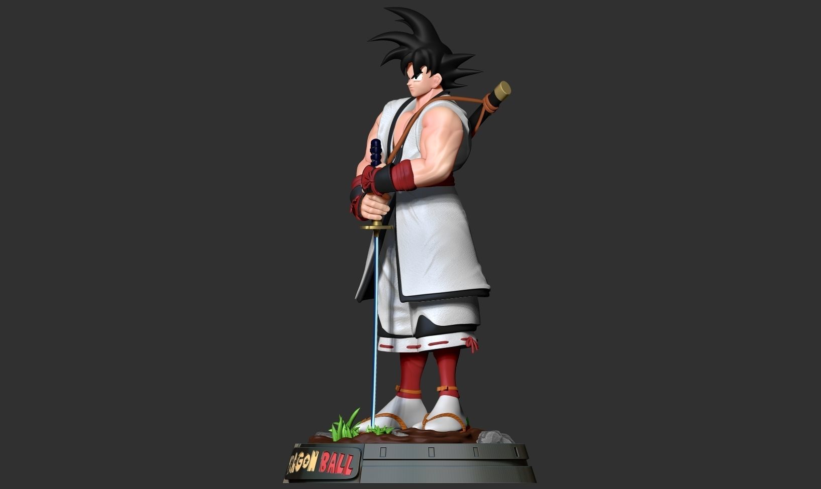Samurai Goku 3D print model_15