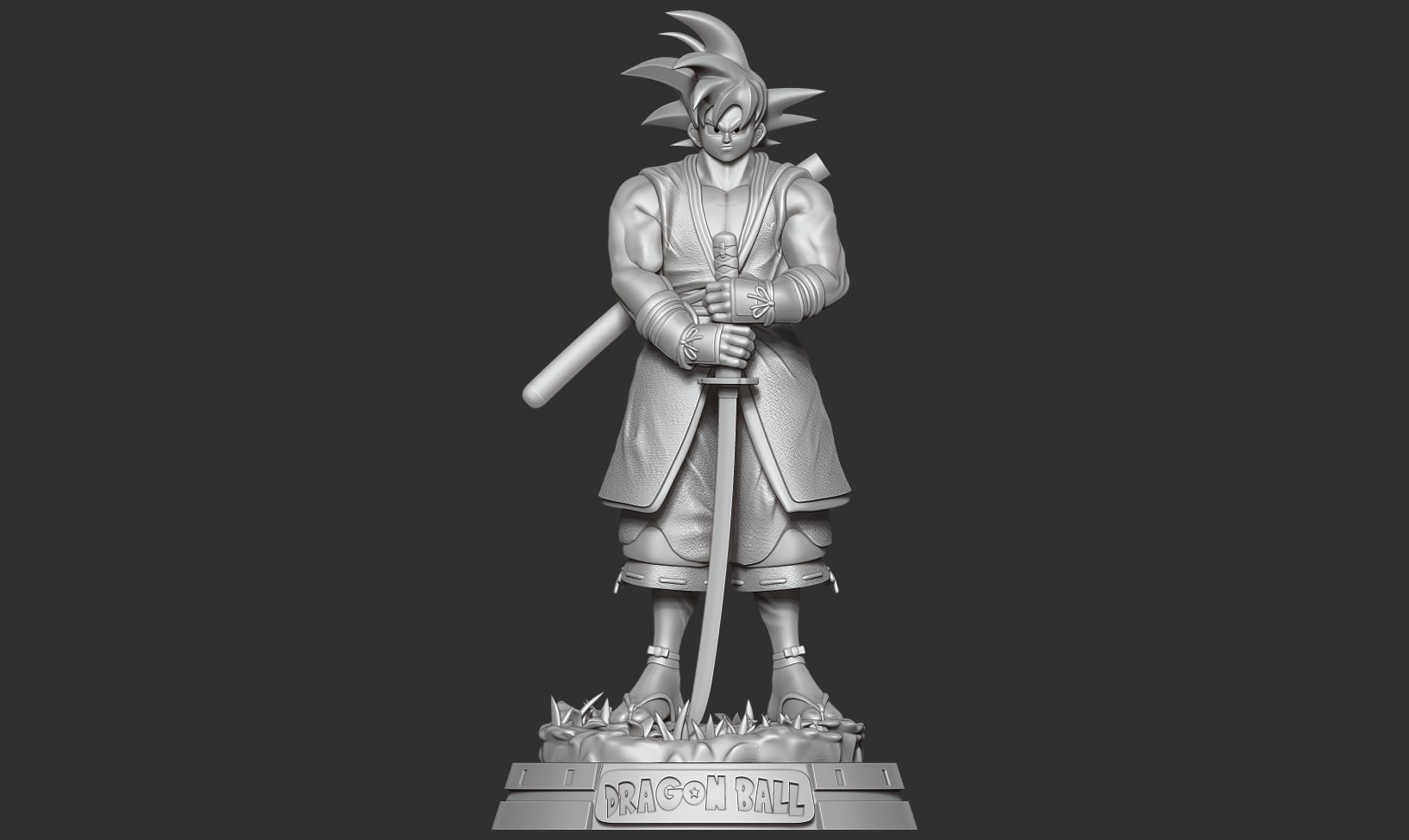 Samurai Goku 3D print model_14