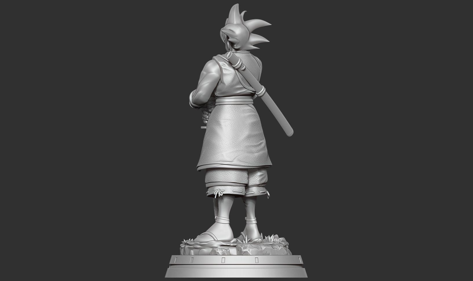Samurai Goku 3D print model_23
