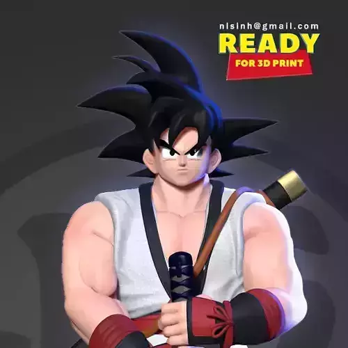 Samurai Goku 3D print model