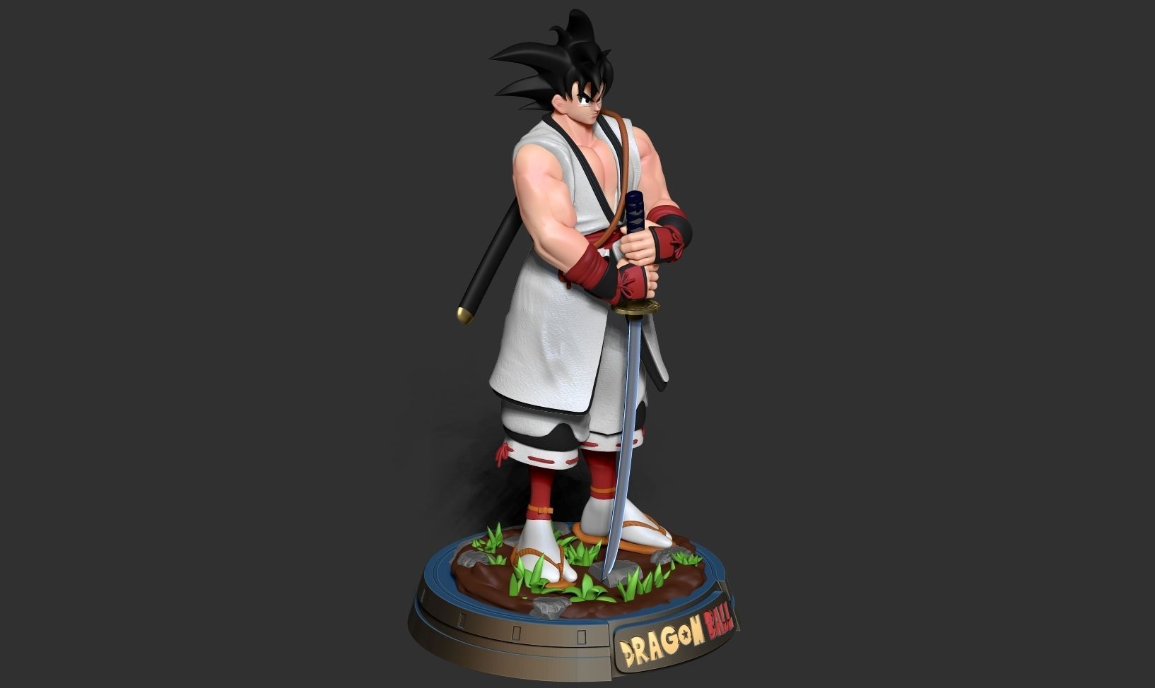 Samurai Goku 3D print model_19