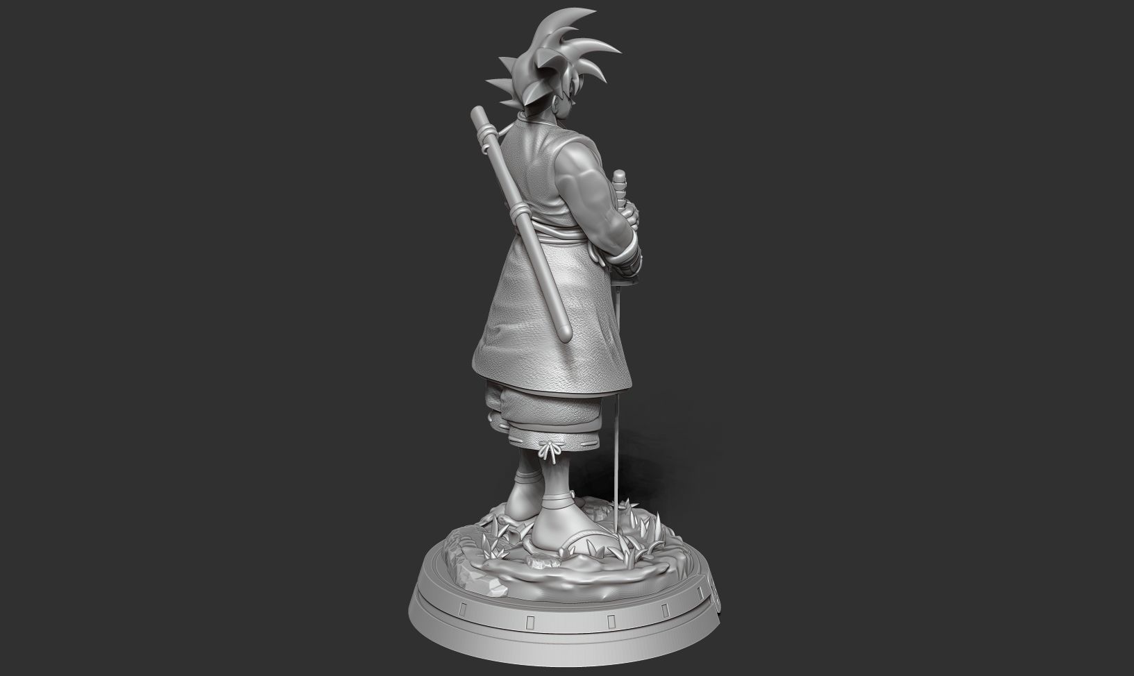 Samurai Goku 3D print model_9