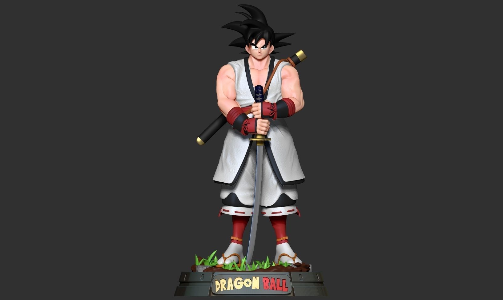 Samurai Goku 3D print model_13