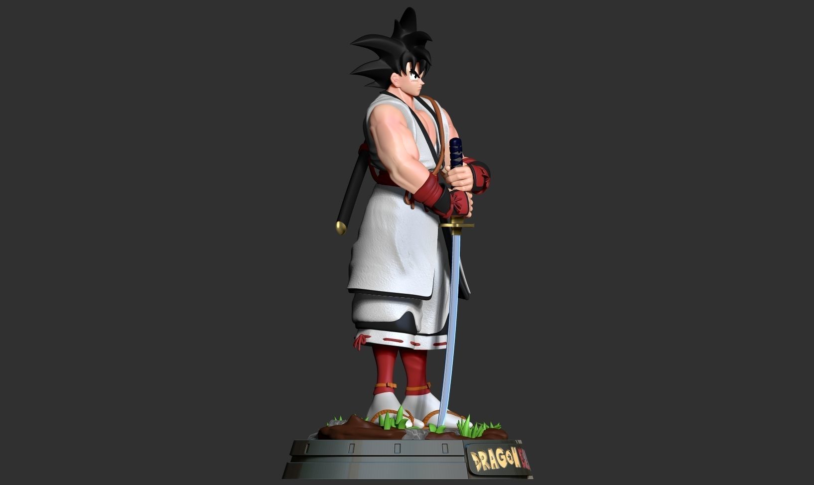 Samurai Goku 3D print model_17