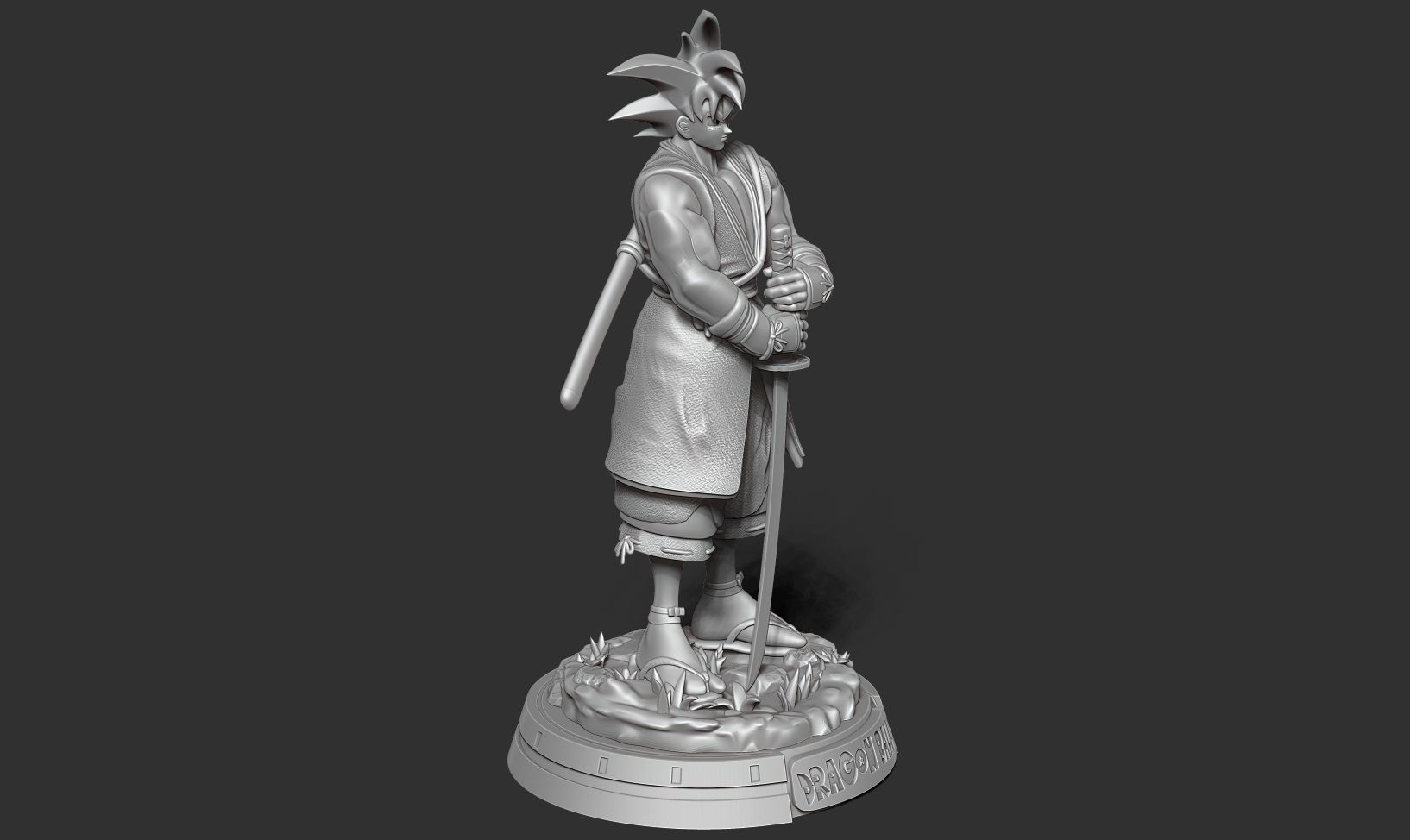 Samurai Goku 3D print model_11