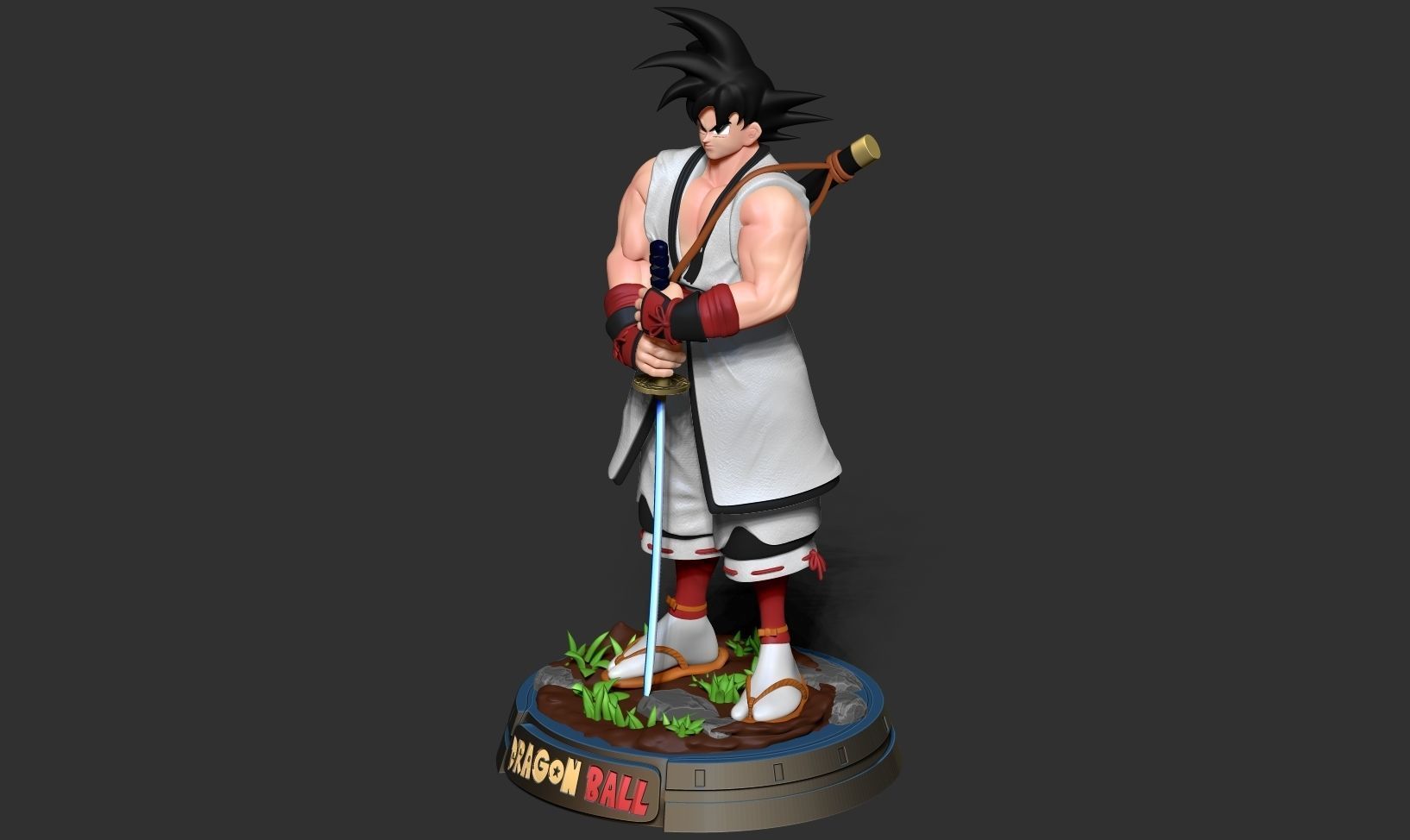 Samurai Goku 3D print model_20