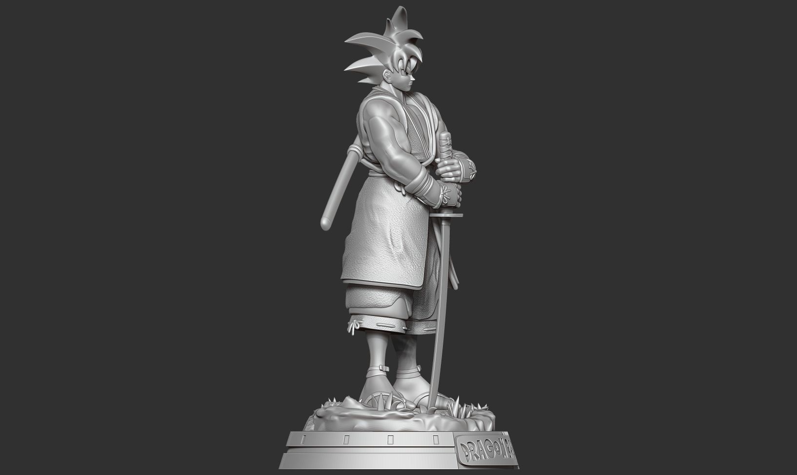 Samurai Goku 3D print model_18
