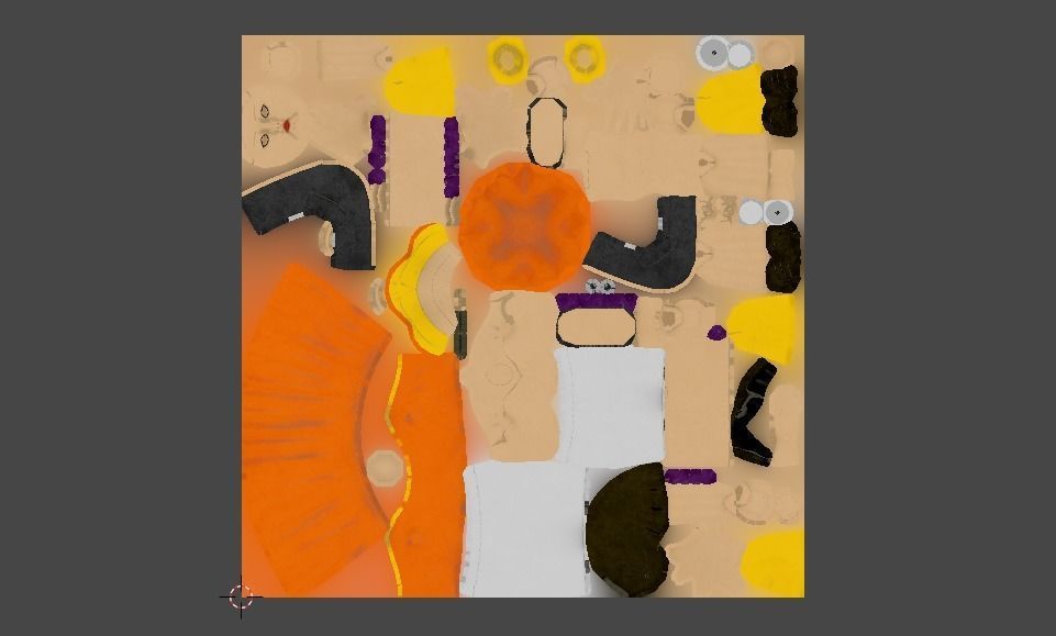 Squid Game Doll Animated Low-poly 3D model_6