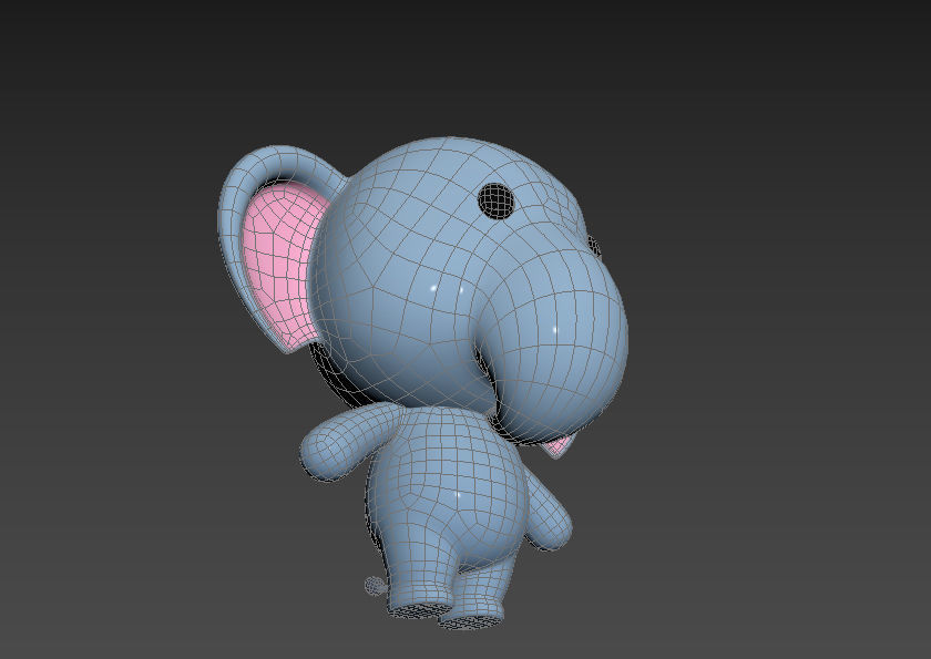 Character036 Elephant 3D model_13
