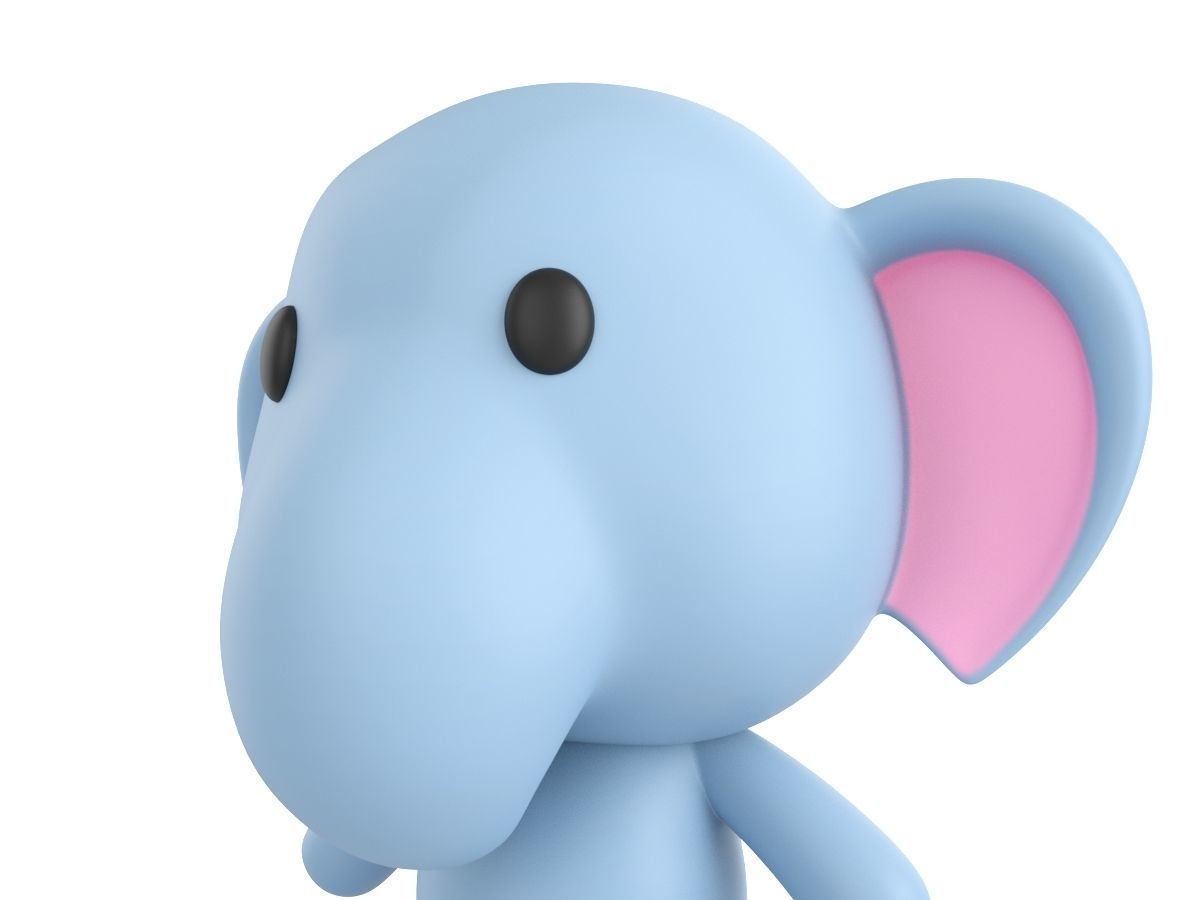 Character036 Elephant 3D model_7