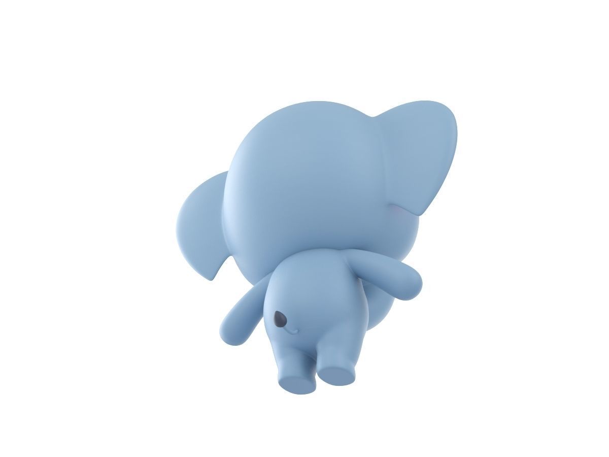 Character036 Elephant 3D model_4
