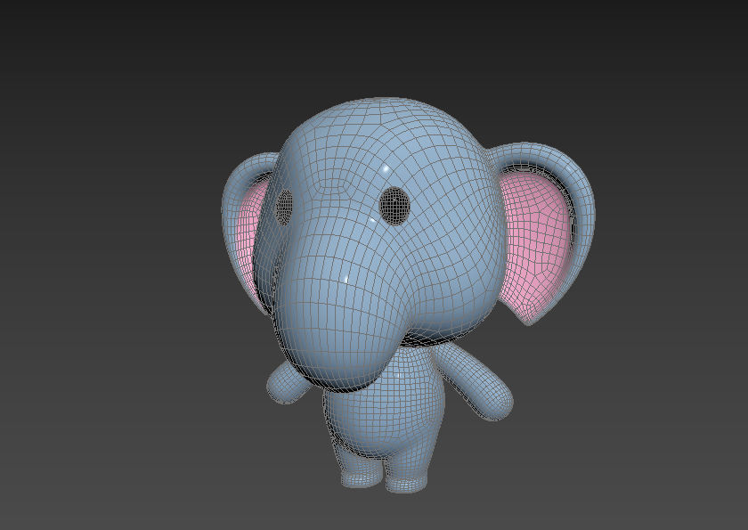 Character036 Elephant 3D model_11