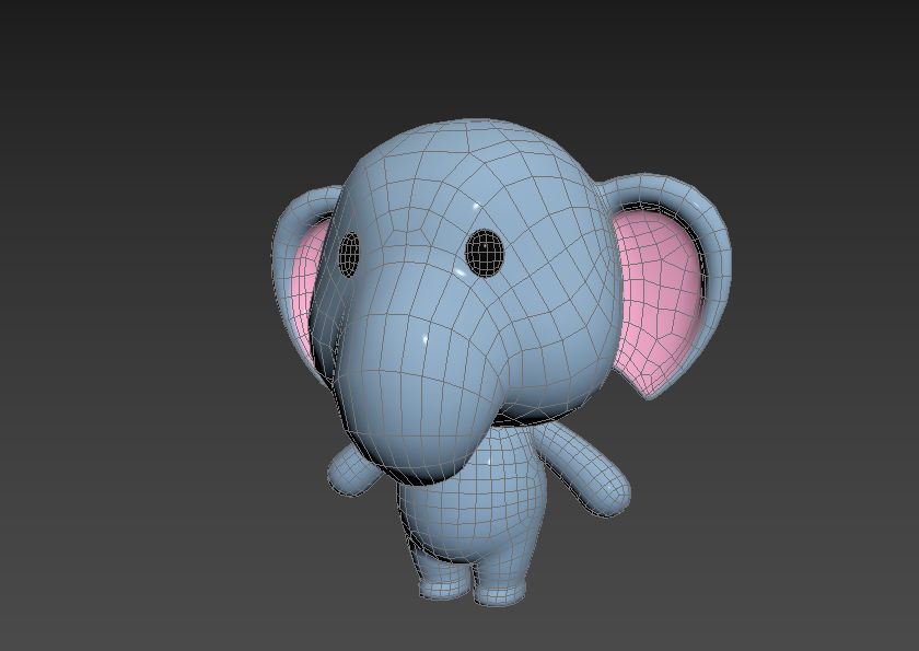 Character036 Elephant 3D model_10