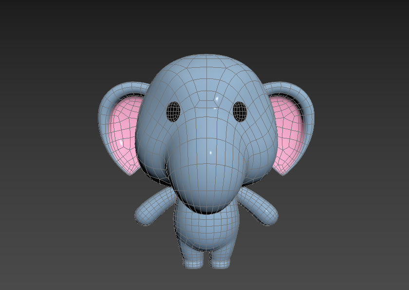 Character036 Elephant 3D model_12