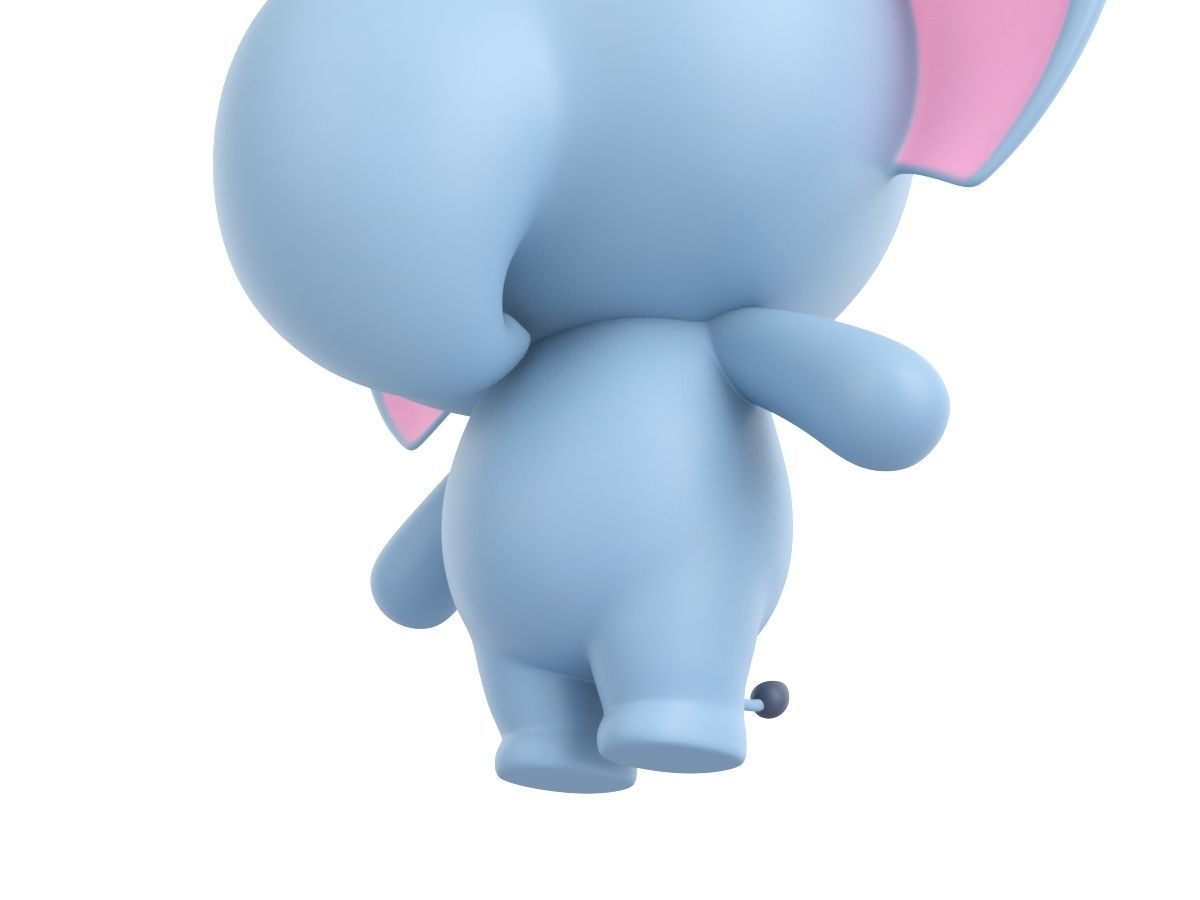 Character036 Elephant 3D model_8