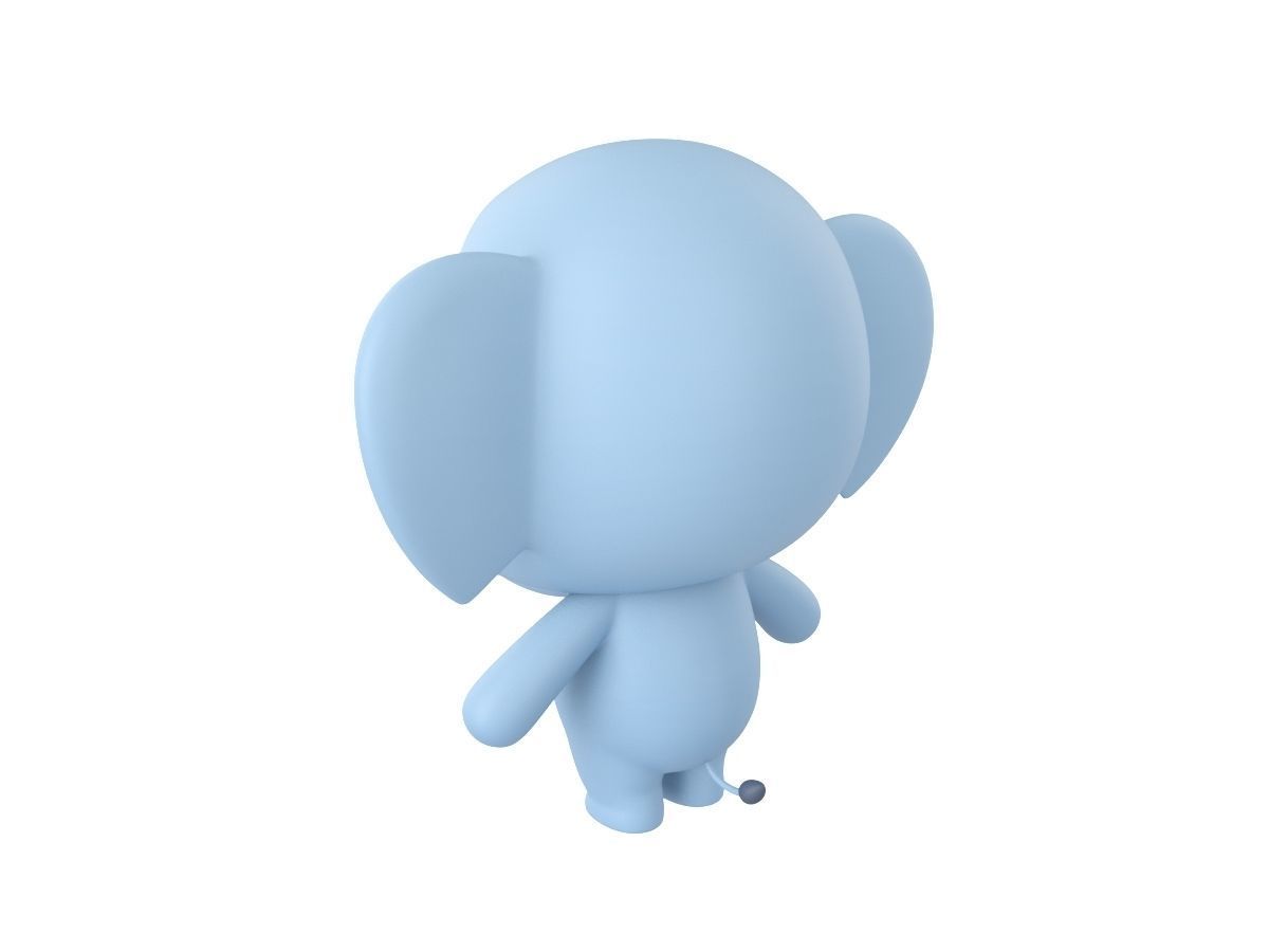 Character036 Elephant 3D model_6
