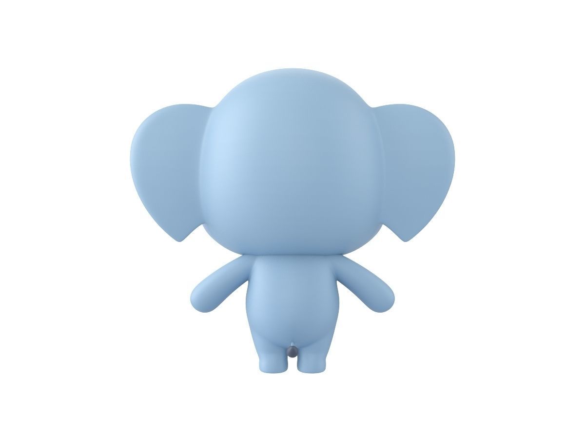 Character036 Elephant 3D model_5