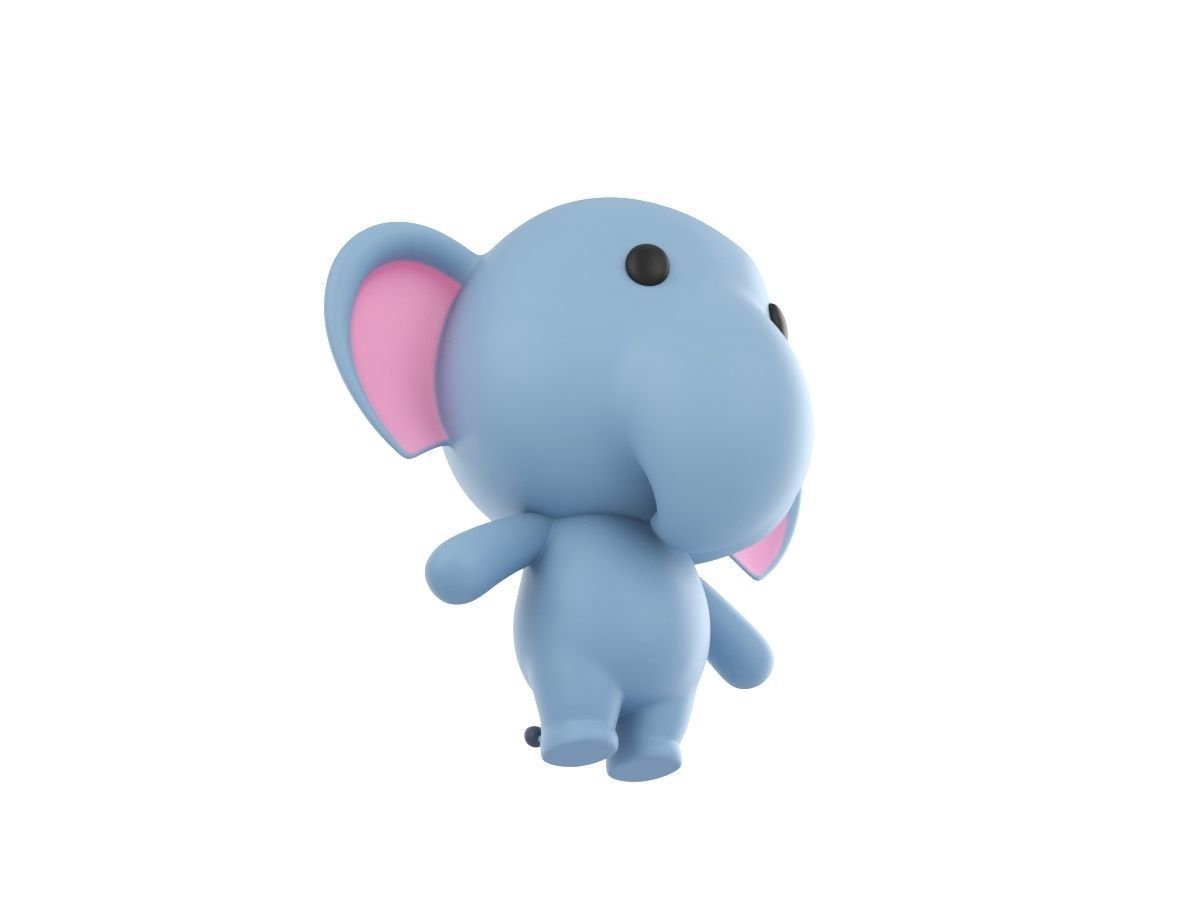 Character036 Elephant 3D model_2