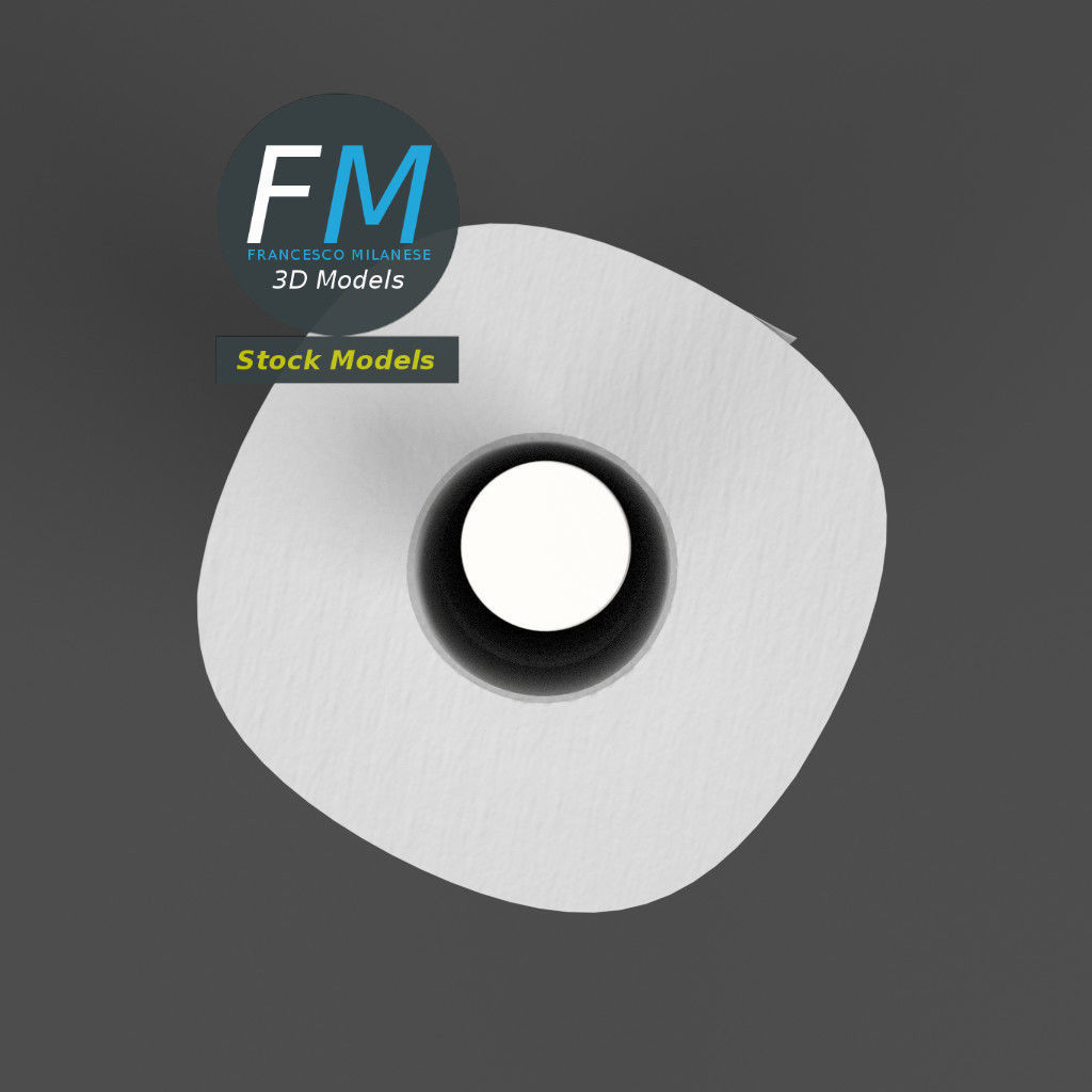 Toilet paper rolls holder 3D model_6