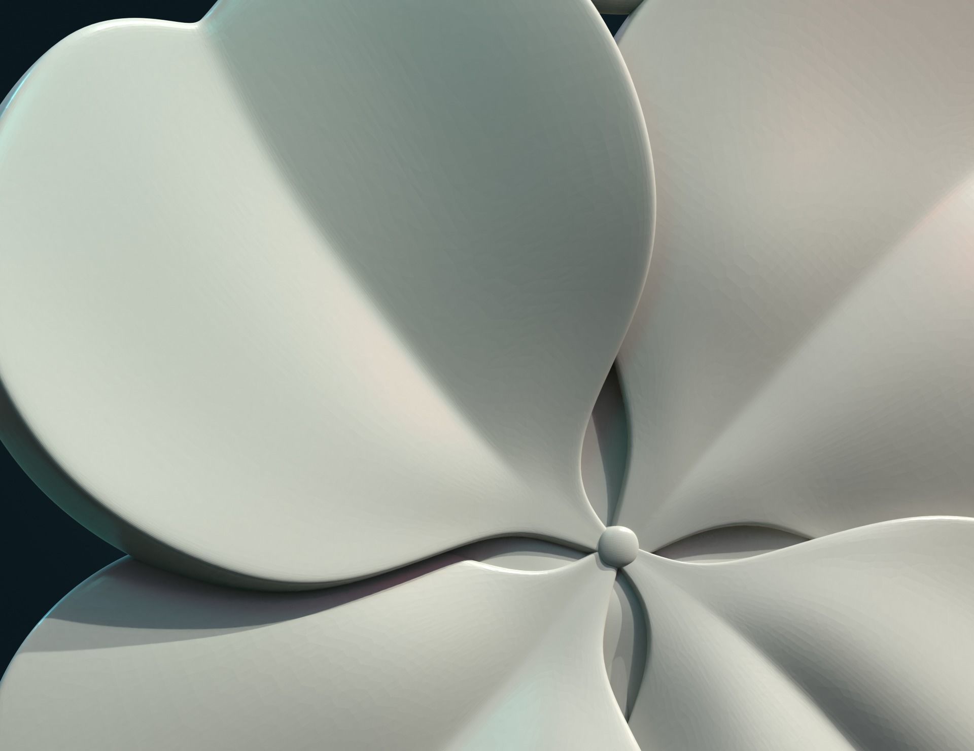 Clover Pendant 3D print model_9