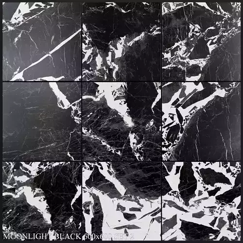 Yurtbay Seramik Moonlight Black 600x600 Set 2