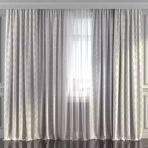 Curtain Set 241 3D model