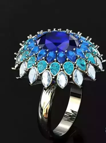  jewelry cluster Ring