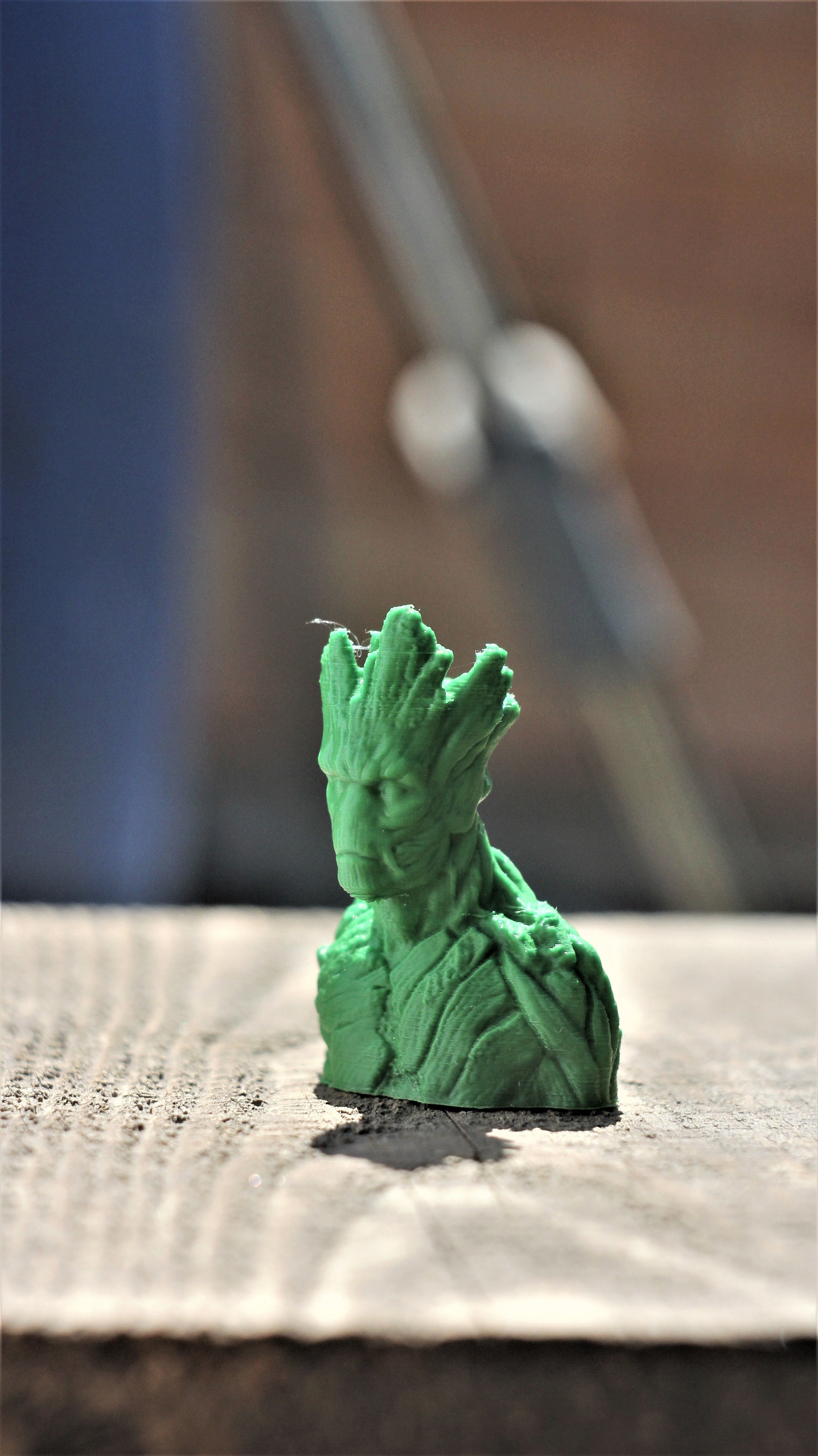 Groot Bust 3D print model_3