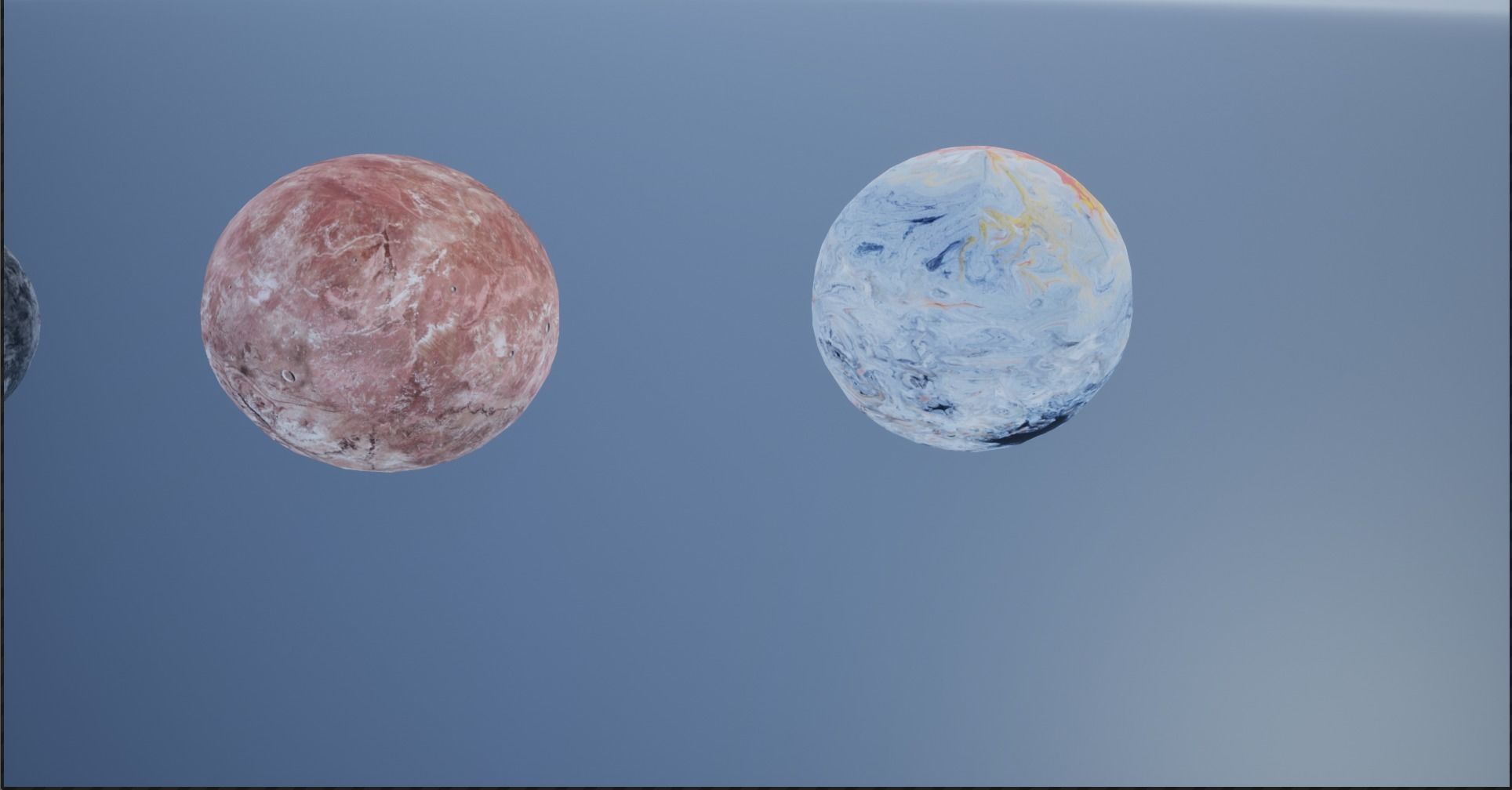 4K PBR Fictional Planets Low-poly 3D model_15