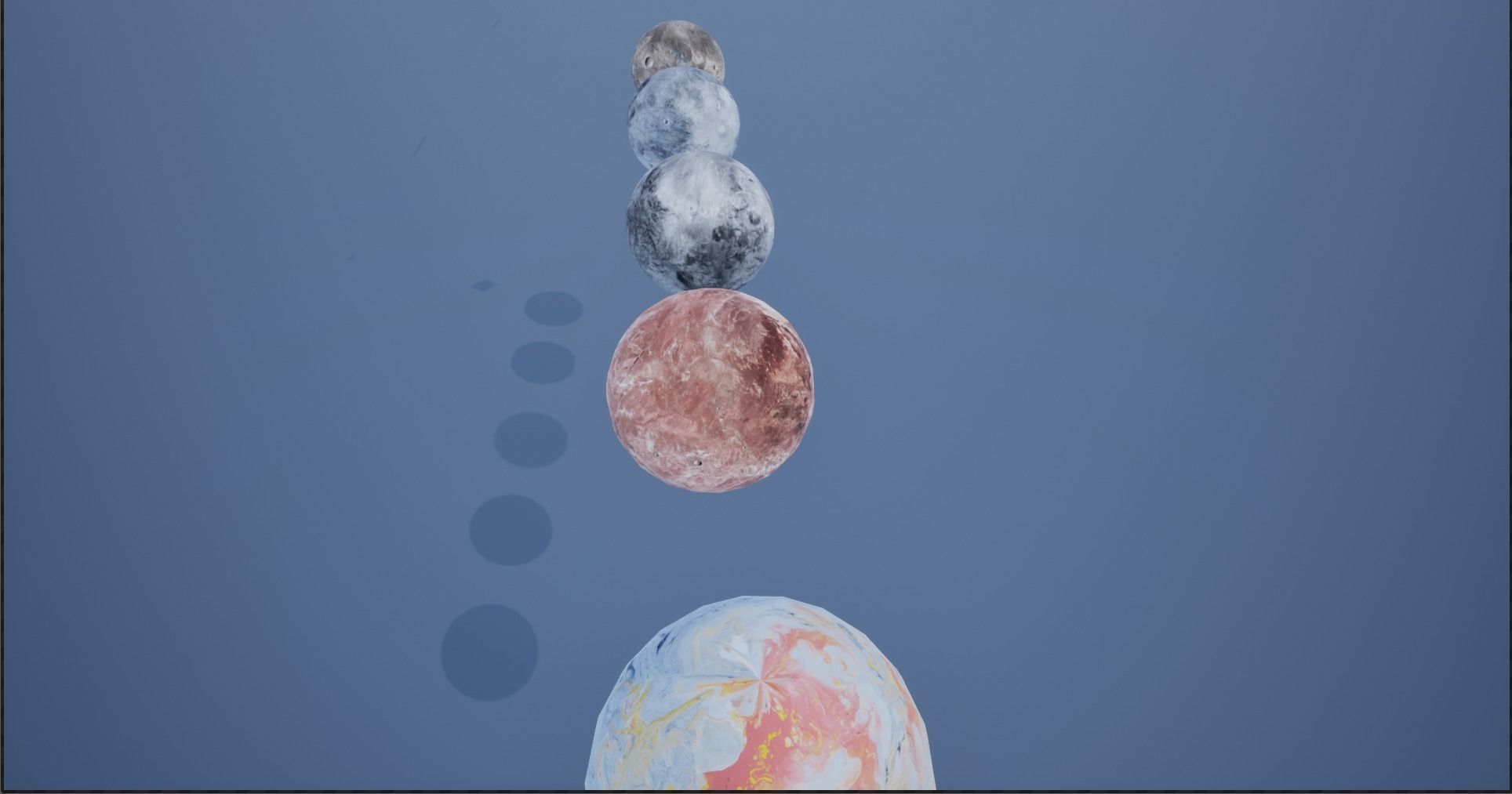 4K PBR Fictional Planets Low-poly 3D model_16