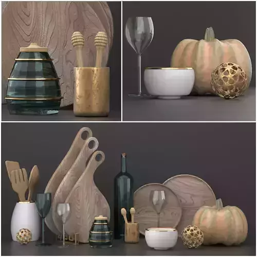 decorative kitchen set
