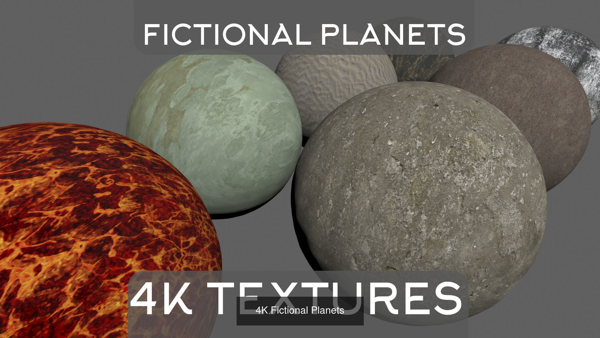 PBR solar system and fictional planets 3D Model Collection_2