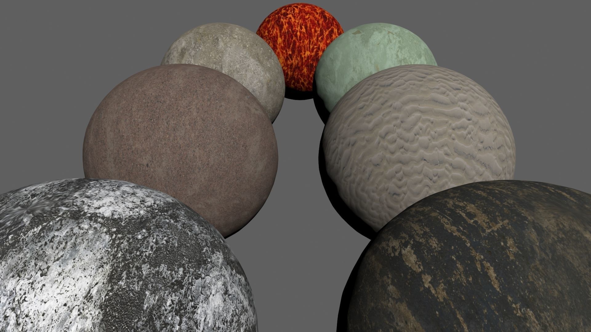 PBR solar system and fictional planets 3D Model Collection_21