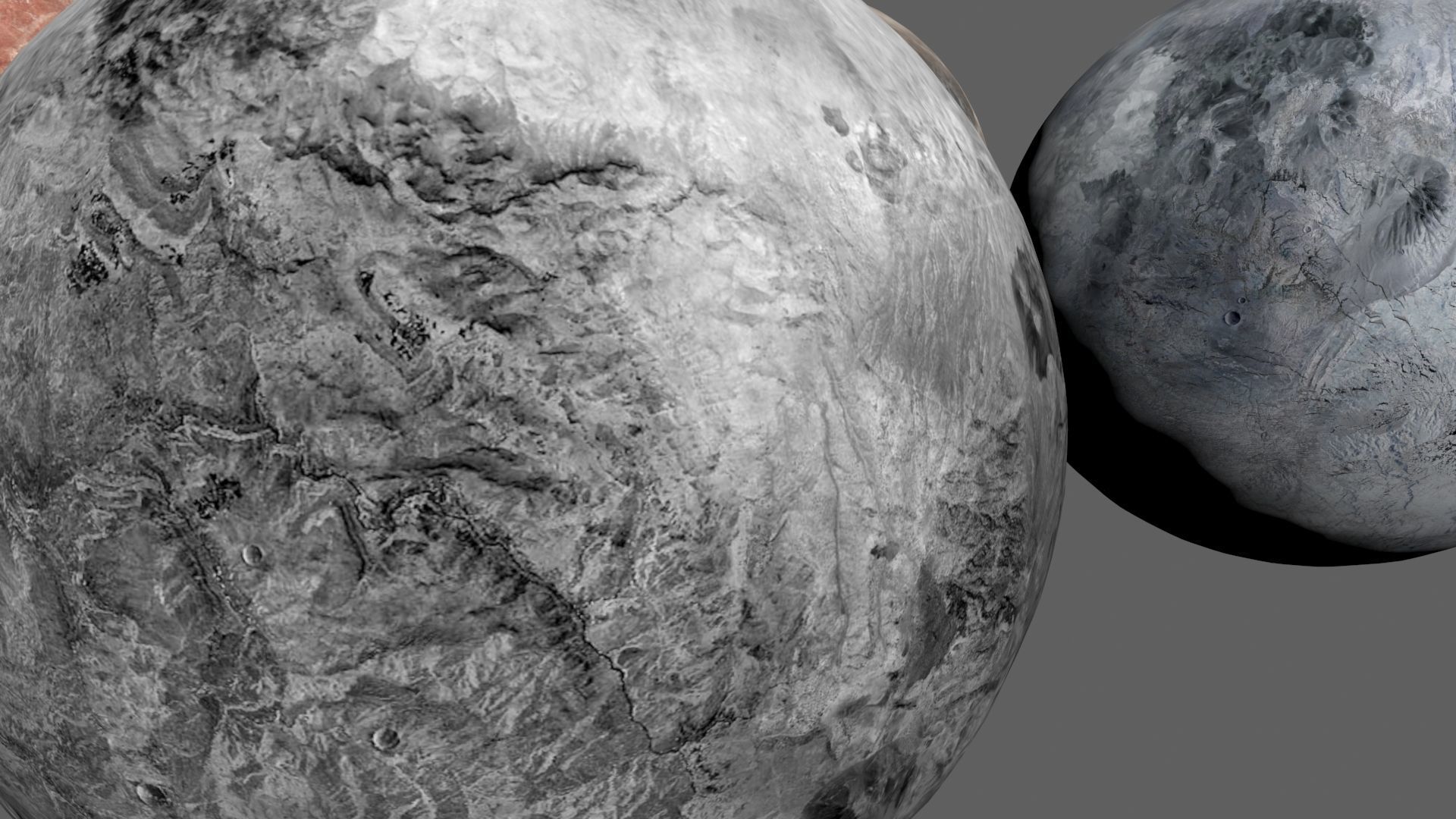 PBR solar system and fictional planets 3D Model Collection_4