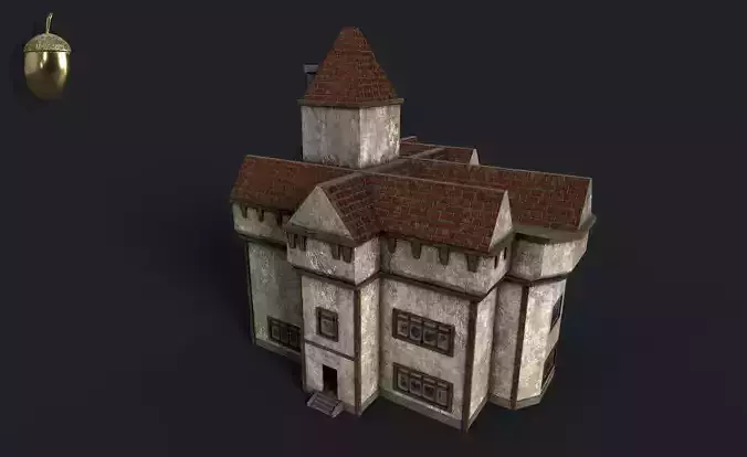 Tavern Building with Interior