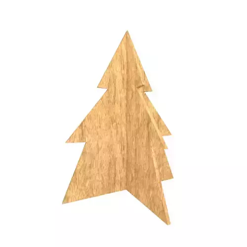 Wooden Christmas Trees v1 001