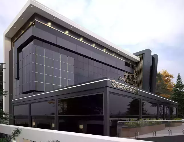 exterior modern building in city