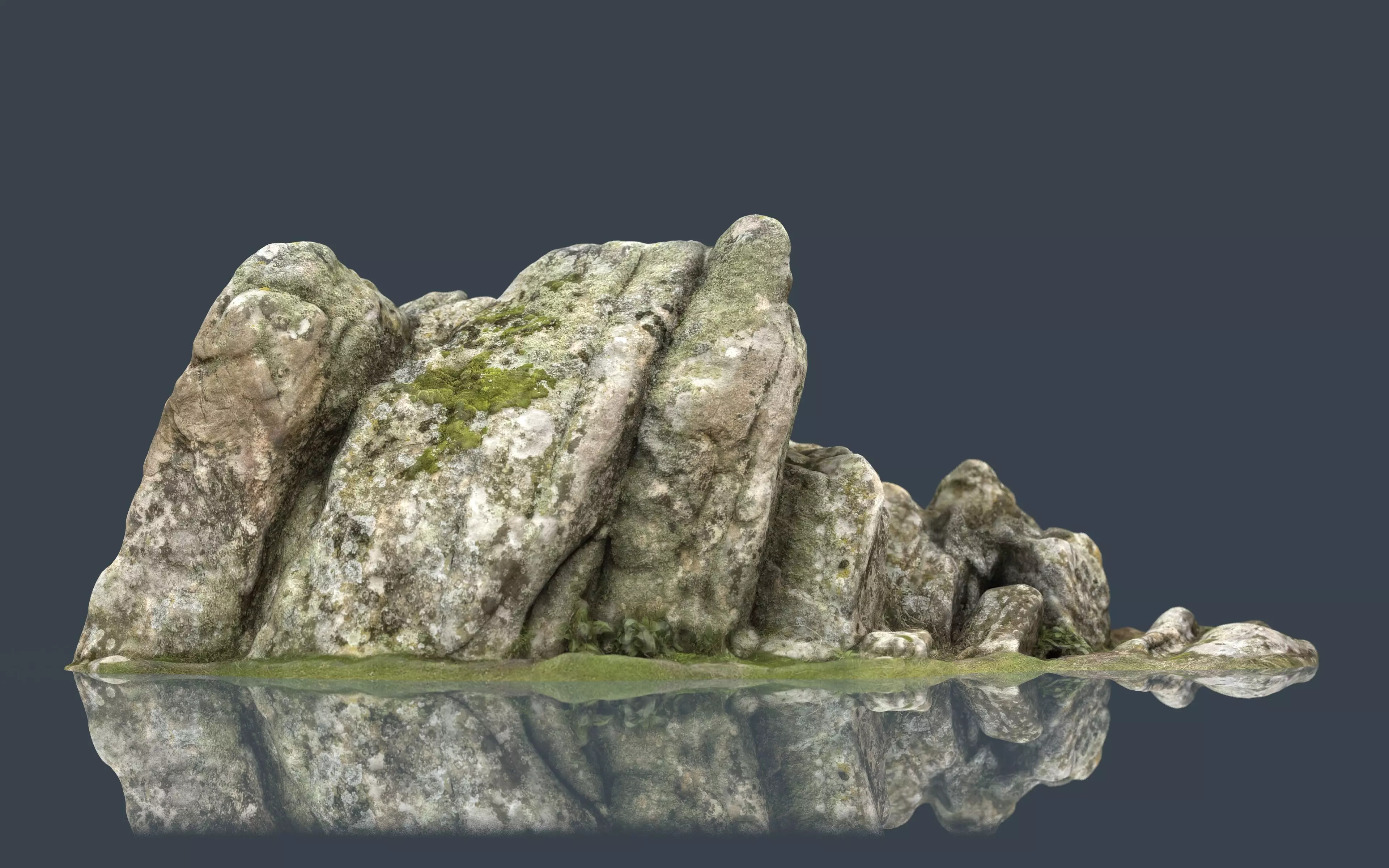 ROCK 34 Low-poly 3D model_0