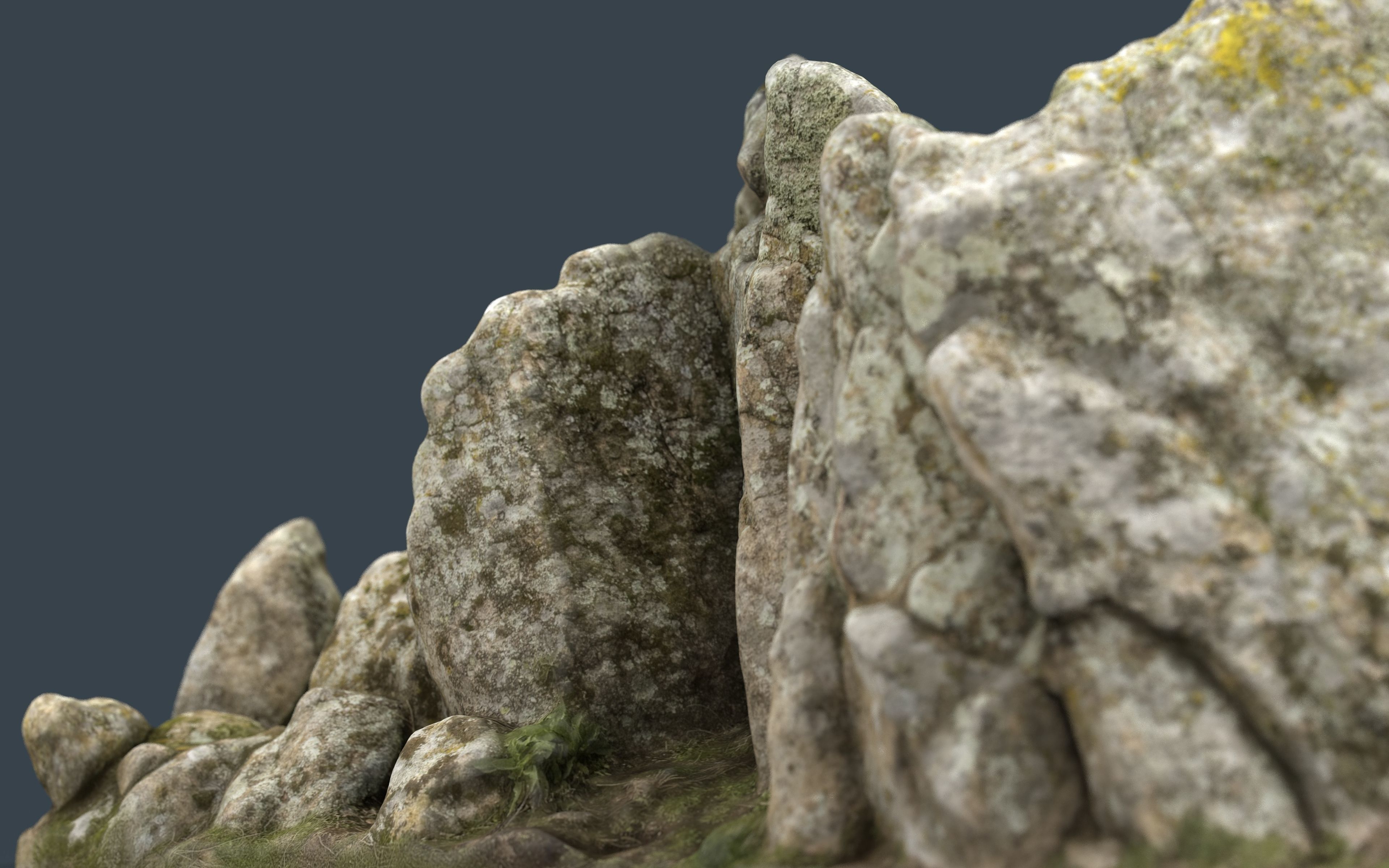 ROCK 34 Low-poly 3D model_11