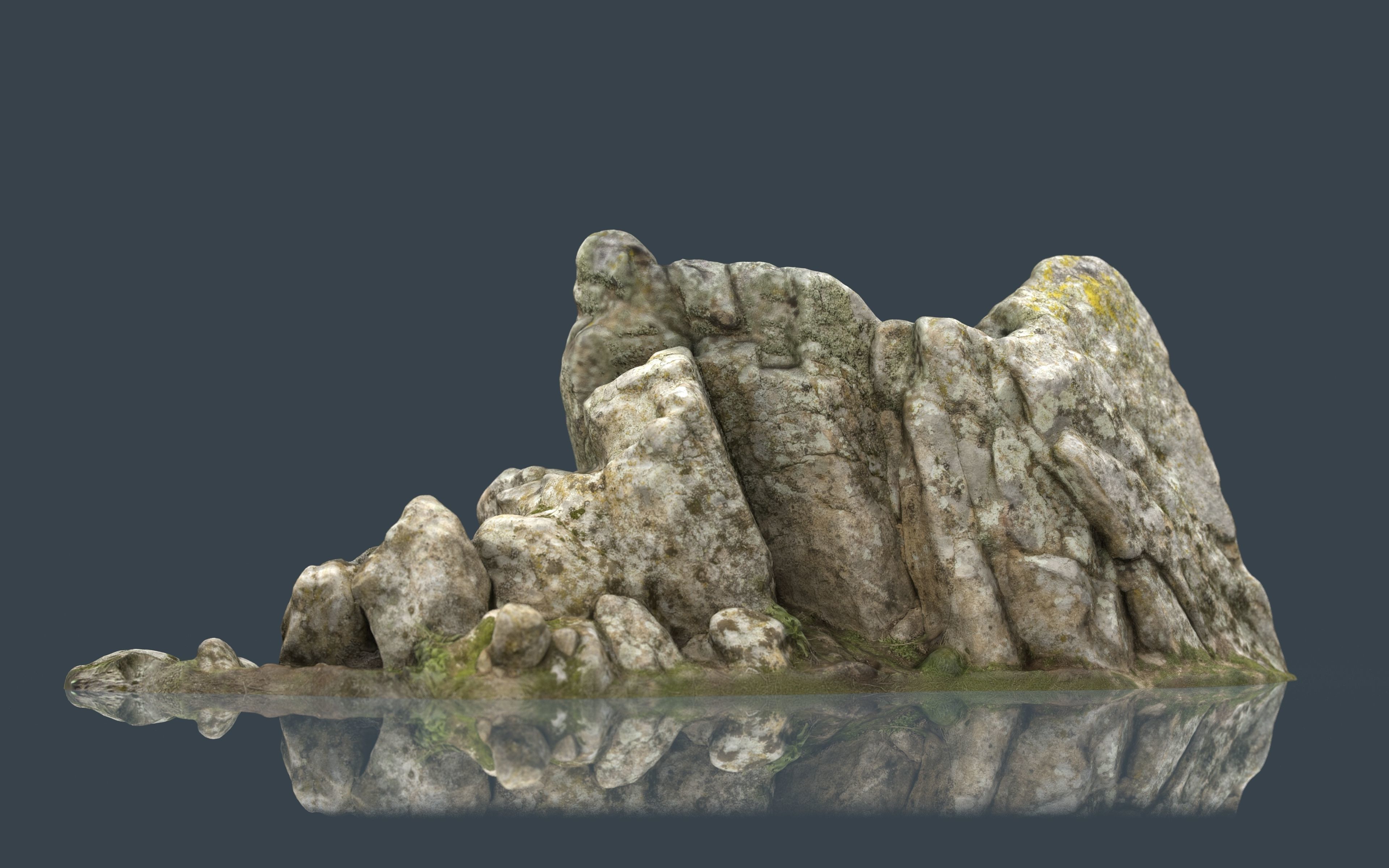 ROCK 34 Low-poly 3D model_12