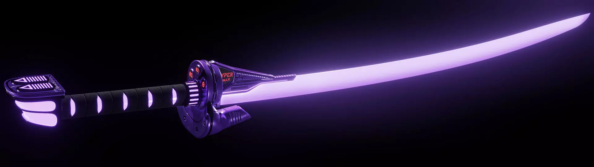 Hyper Katana Low-poly 3D model_0