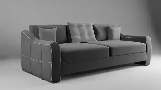 Flatford sofa matting gray