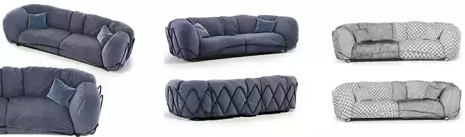 Francesco corbeille sofa edra