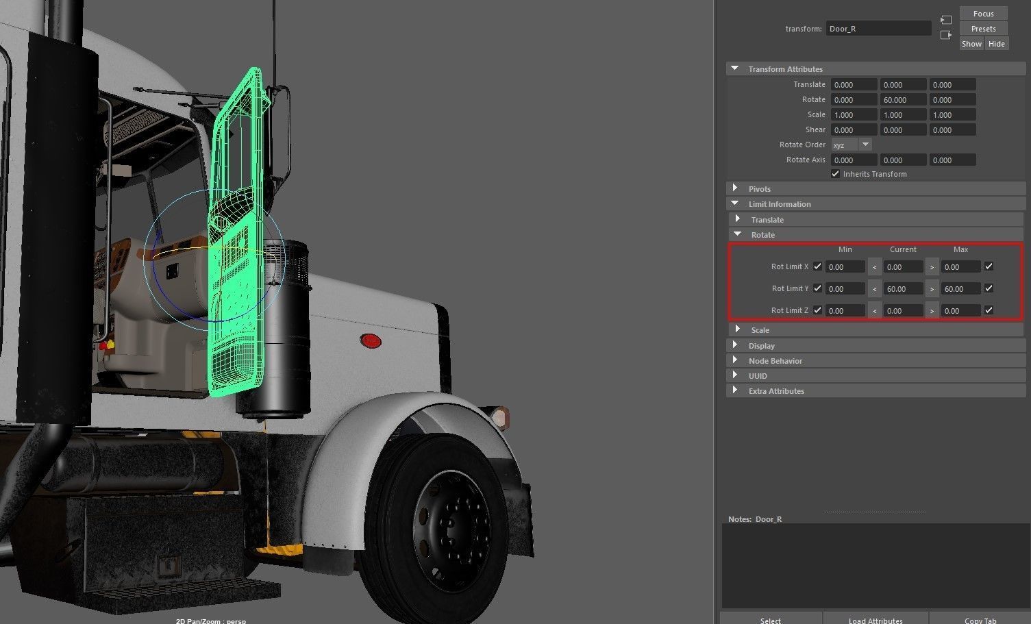 Detailed Peterbilt 379 with interior  3D model_19